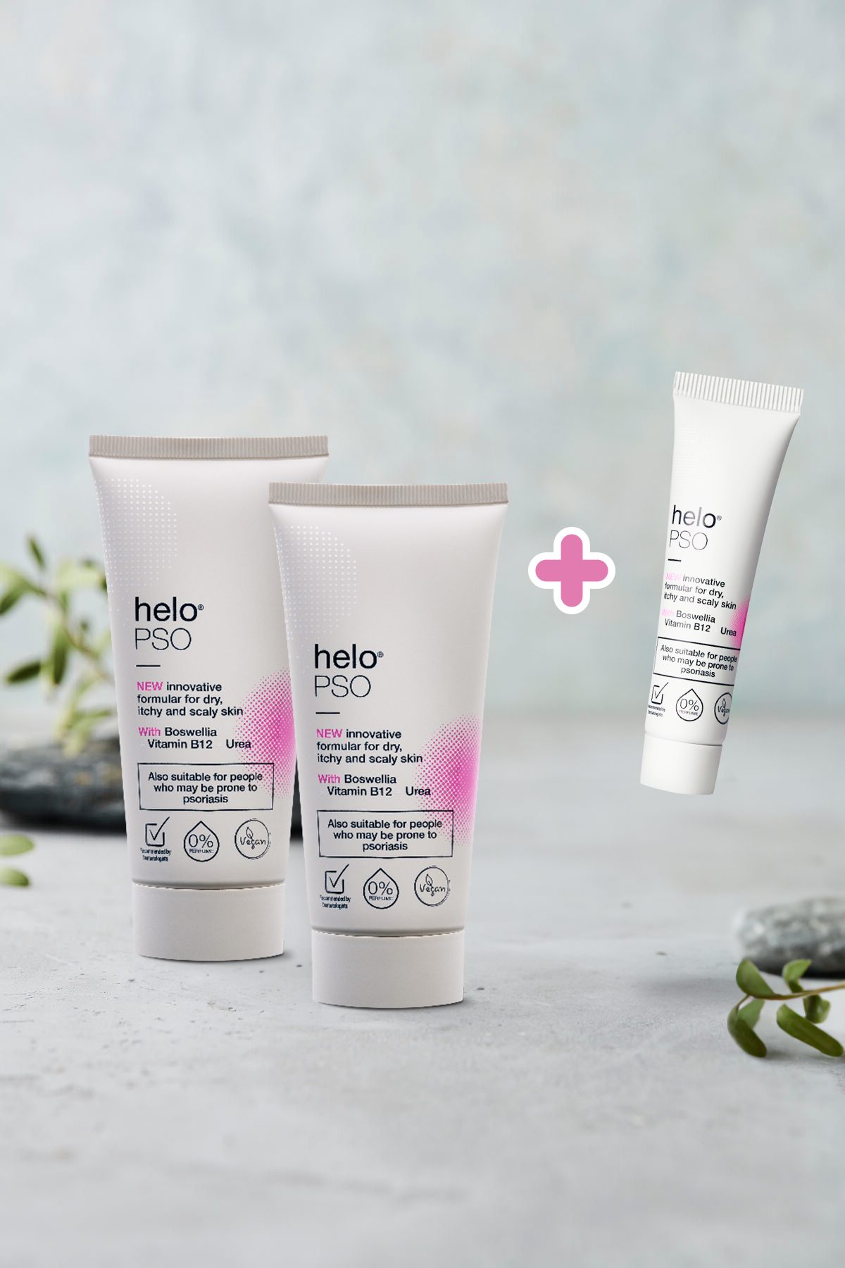helo PSO cream + Free helo PSO cream + Free helo PSO travel size